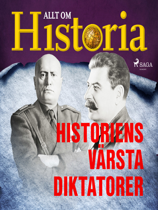 Title details for Historiens värsta diktatorer by Allt om Historia - Wait list